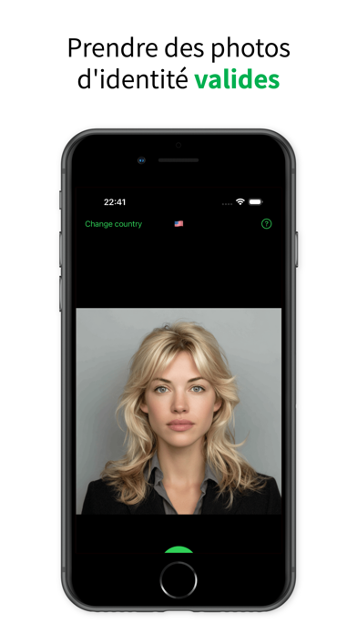 Screenshot #1 pour Greencard: Photo Passeport