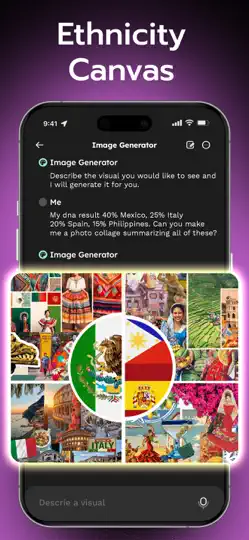 Capture d'écran de Gooroo: Ethnicity, AI Fortune sur iPhone 4