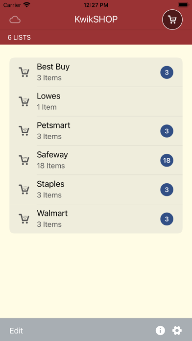 Screenshot #1 pour KwikSHOP