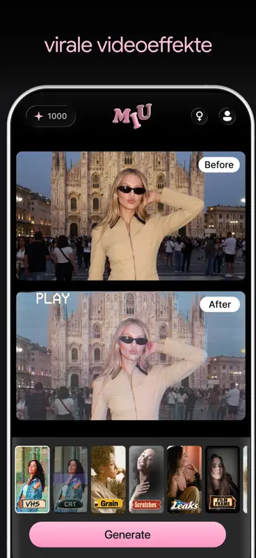 MIU AI: Photo Video Generator screenshot 5 of 9