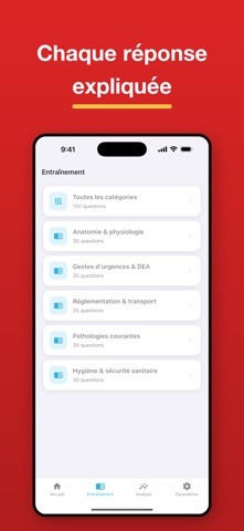 Ambulancier DEA Quiz screenshot