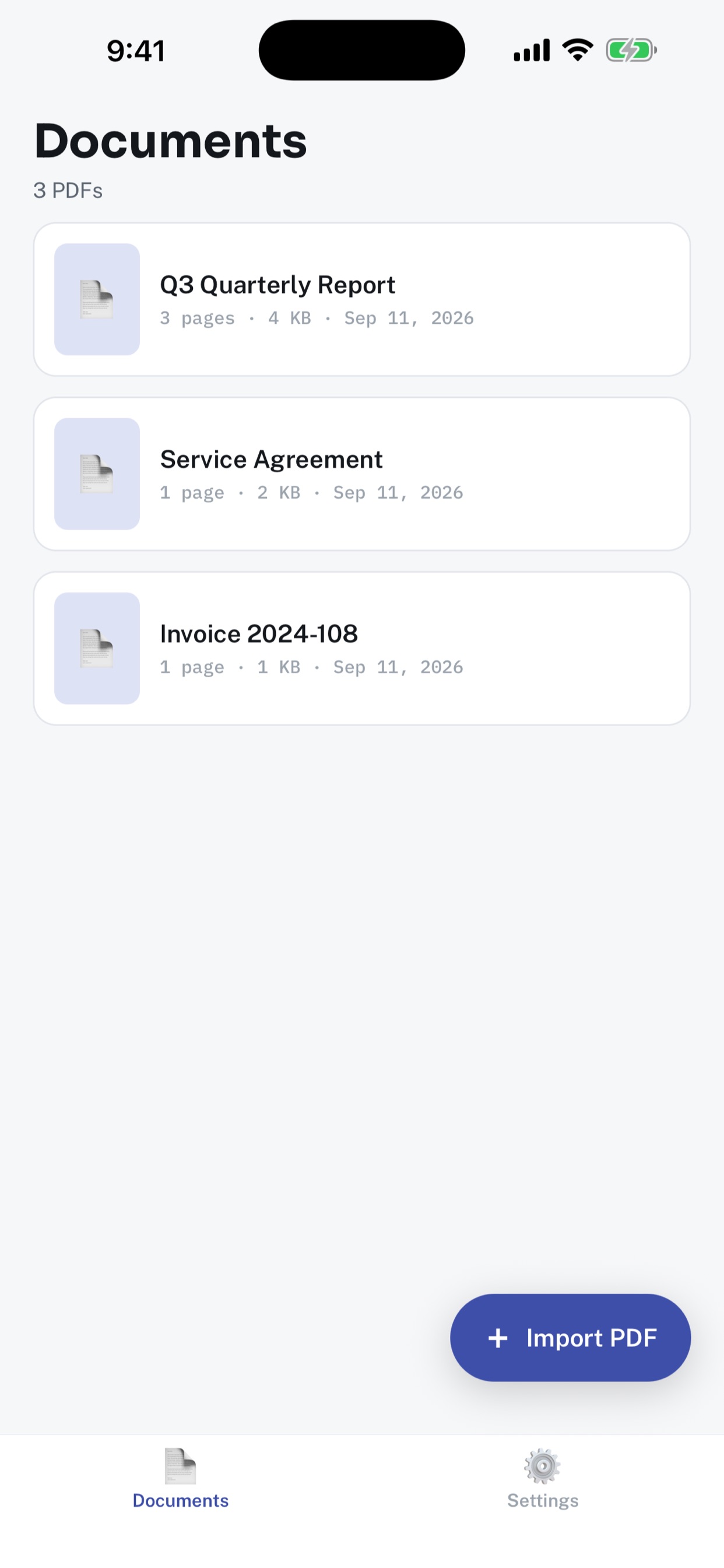 Screenshot 1 of PocketPDF: Edit & Sign