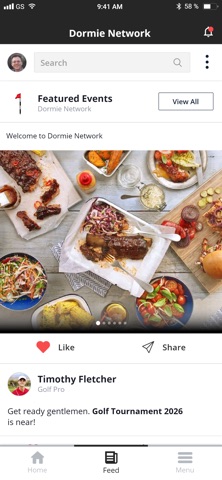 Dormie Network Members iPhone screenshot
