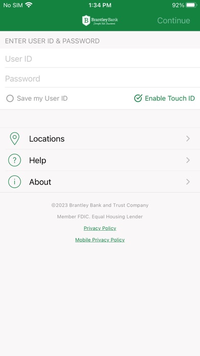 Brantley Bank Mobile Screenshot
