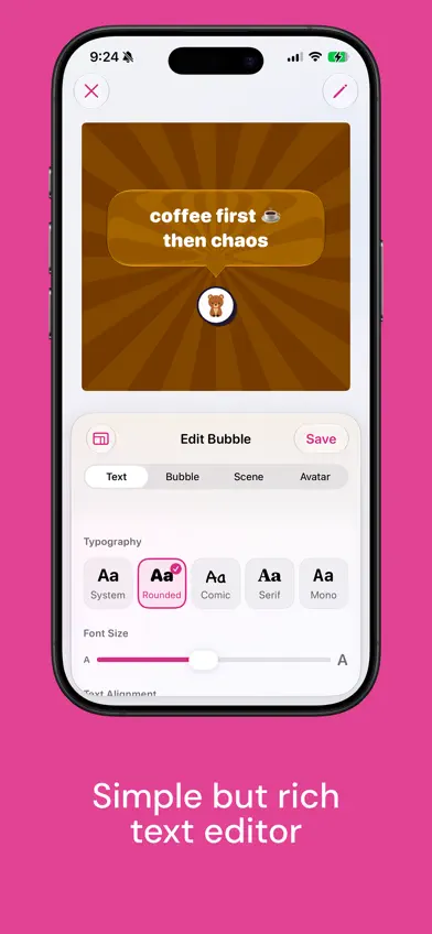 Bubbly: Quote Card Maker screenshot 3