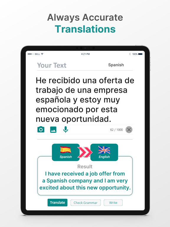 AI Grammar Check Spell by Fixy iPad screenshot 5 - Productivity app