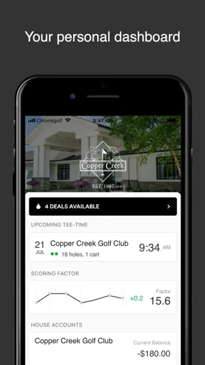 Copper Creek Golf screenshot 1