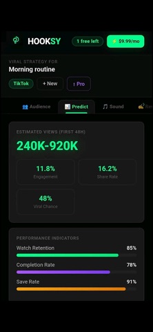 HOOKSY - Viral Content AI screenshot