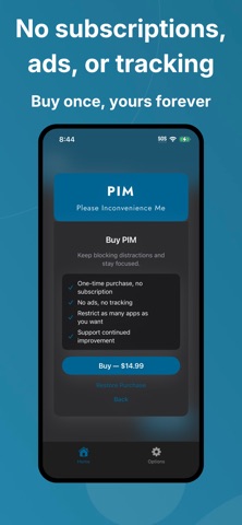PIM (Please Inconvenience Me) screenshot