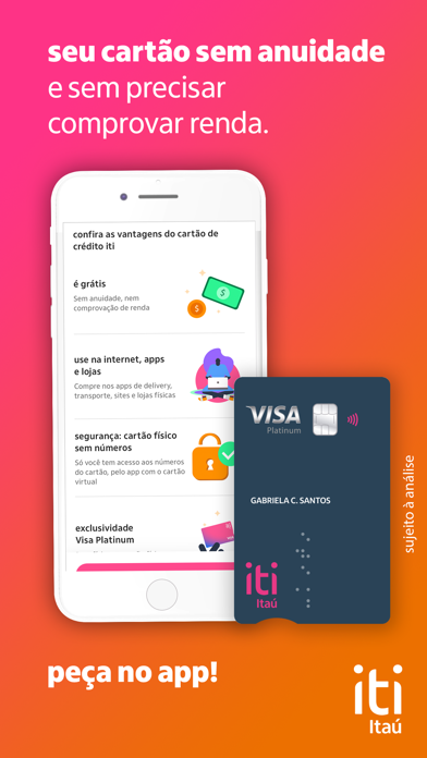 iti: banco digital e cartão Screenshot