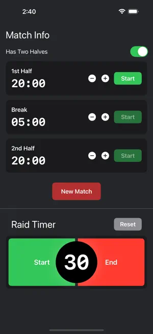 KabaddiTimer screenshot 2