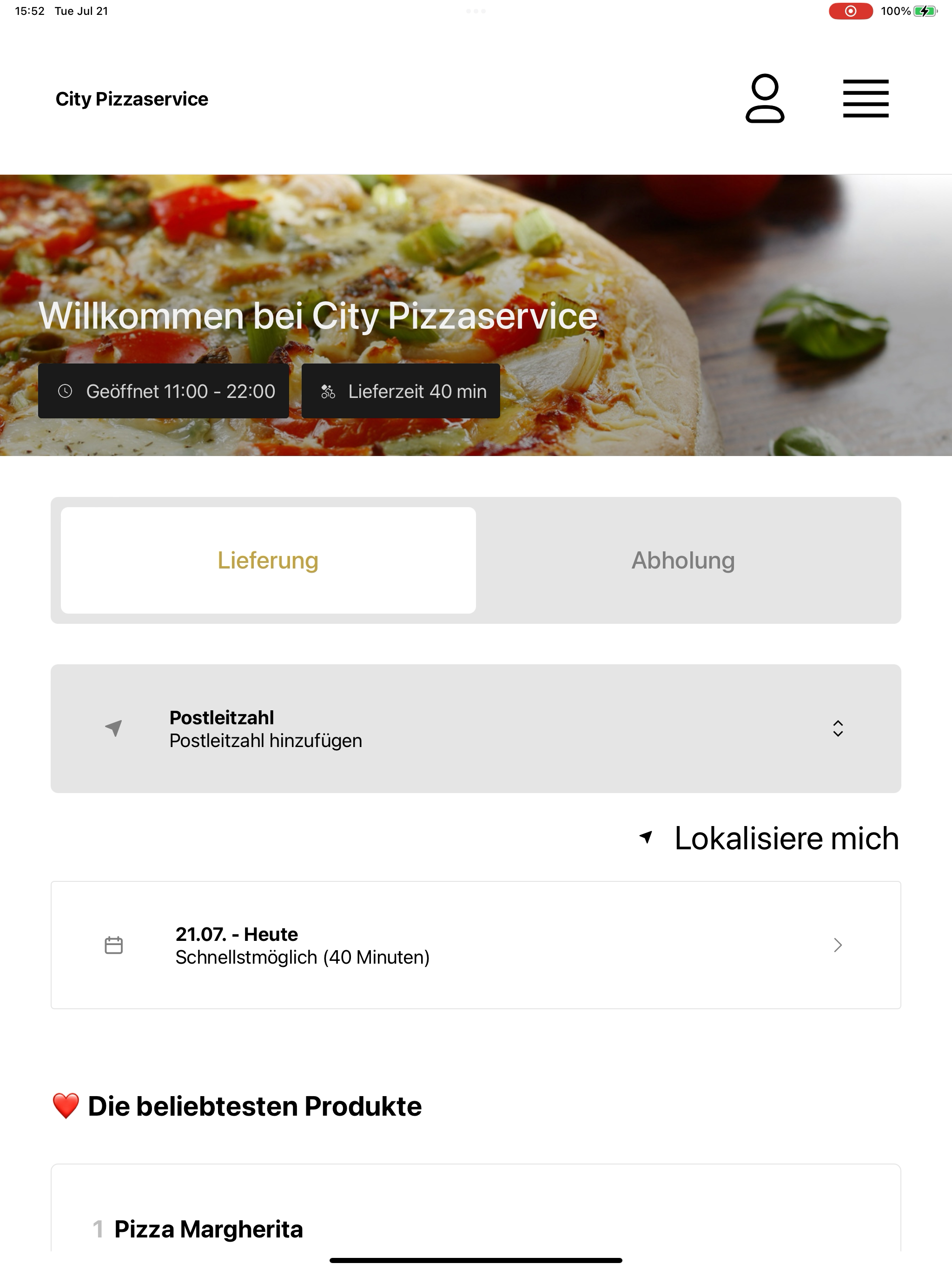 City Pizzaservice Herzberg screenshot 13