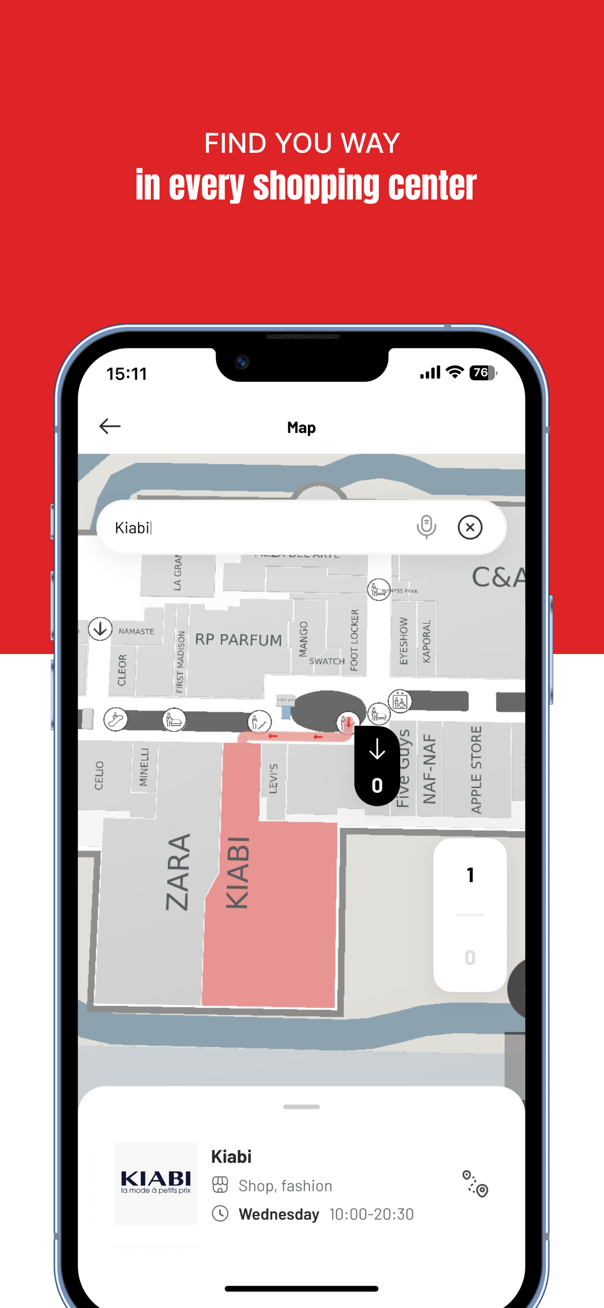 Westfield - App de compras