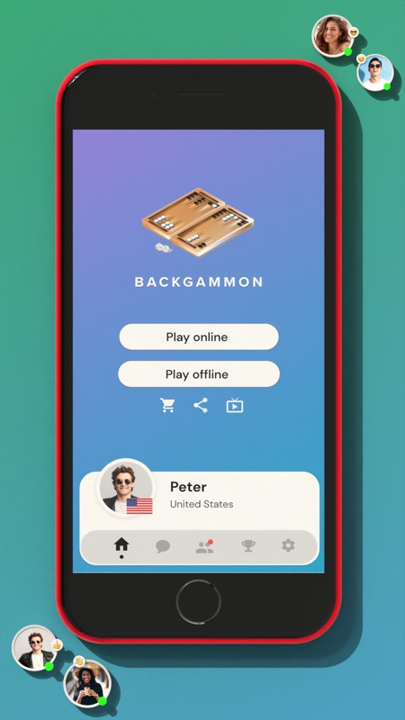 Backgammon Pro Online screenshot 3