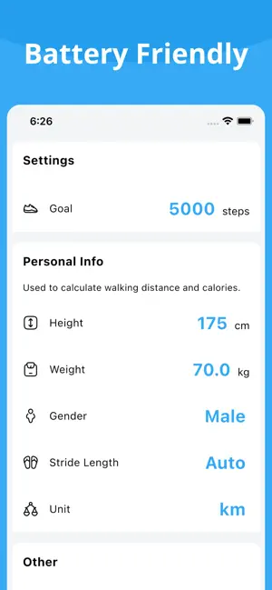 Pedometer: Walk & Step Counter iPhone screenshot 6