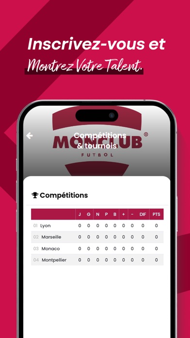 MONCLUB FUTBOL Screenshot