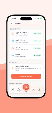 Quillo: Voice to Tasks Screenshot 8 of 10