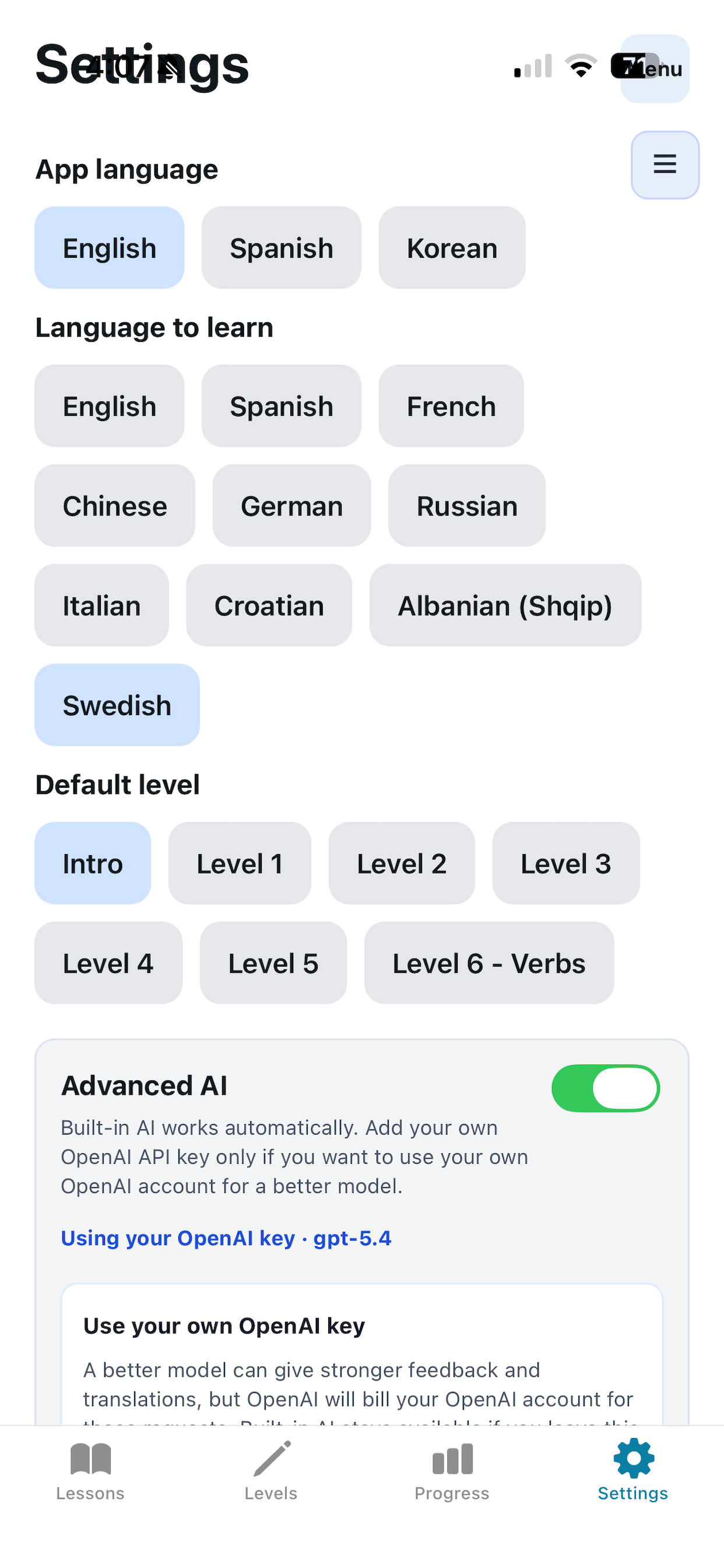 Language Learning Lab screenshot 4