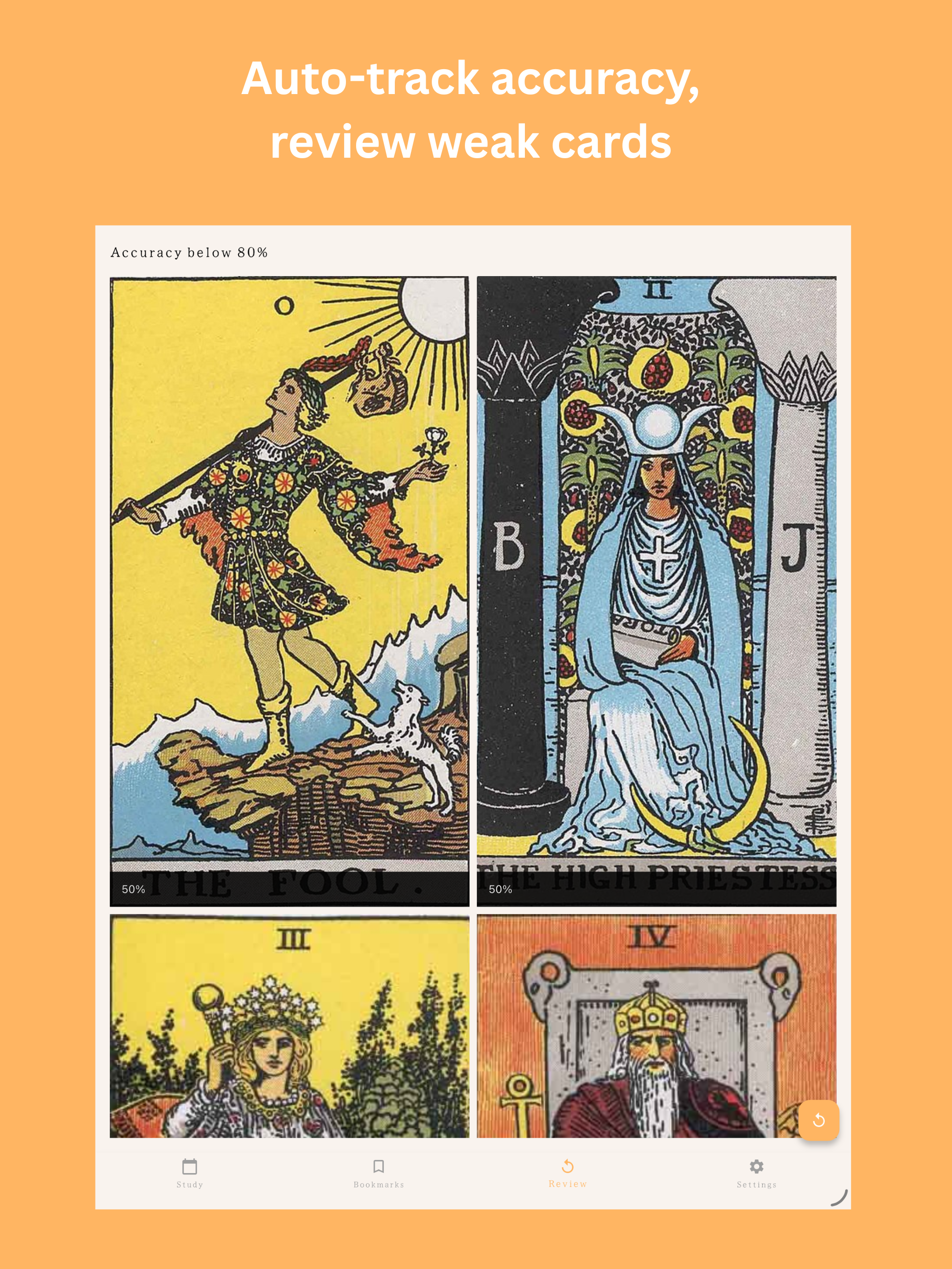 Tarot Study - Learn & Quiz screenshot 7