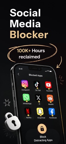 Social Media Blocker: ZenPause iPhone screenshot