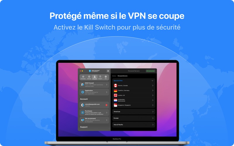 Screenshot #3 pour VPN Unlimited: Secure VPN