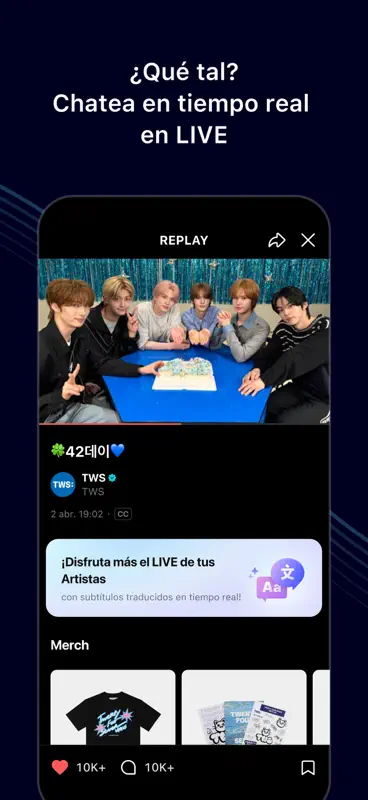 Weverse, Acércate a tu artista screenshot 4 of 9