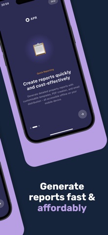 APR Property Reporting screenshot