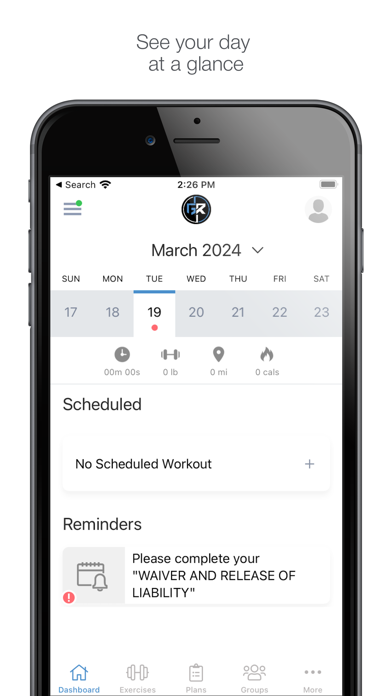 GenRev Fitness Screenshot