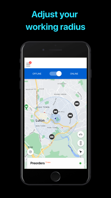 Pickup Driver App Screenshot