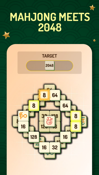 Numjong: 2048 Mahjong Puzzle Screenshot 1 of 7
