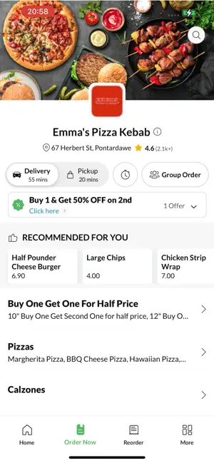 Emma's Pizza Kebab screenshot 2
