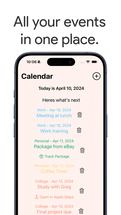 Cali - Your new calendar Screenshot