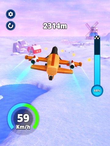 Penguin Pilot: Plane Flight iPad screenshot