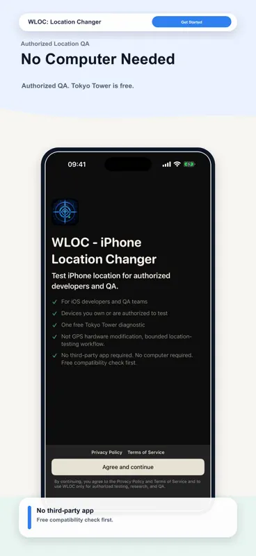 WLOC: Location Changer screenshot 1 of 3