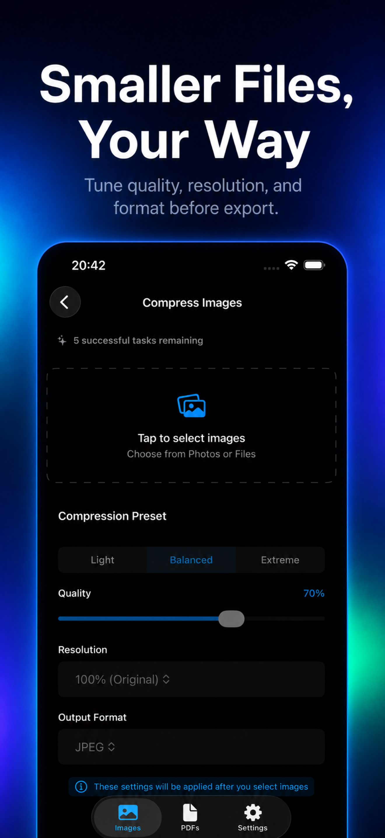 Fluxio Compress screenshot 2
