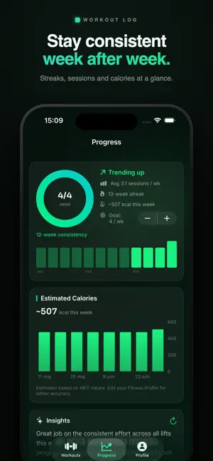 Workout Log: Lift Tracker screenshot 3