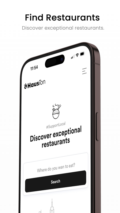 Hausion: Discover Restaurants Screenshot