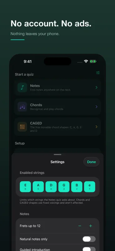 Fretalus: Fretboard Trainer screenshot 9 of 9