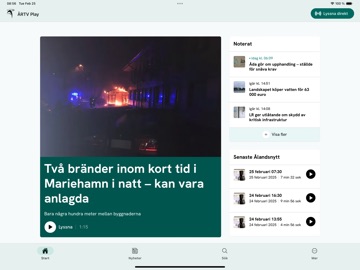 ÅRTV Play iPad screenshot 1