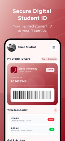 ZayedU OneID iPhone screenshot 2