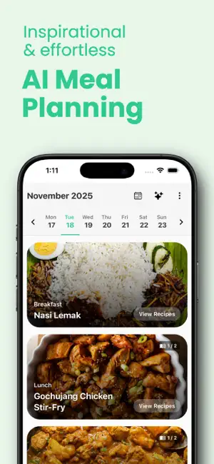 OurMenu - AI Meal Planner screenshot 2