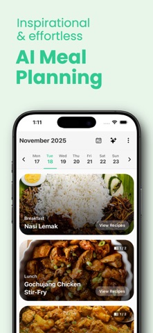 OurMenu - AI Meal Planner screenshot