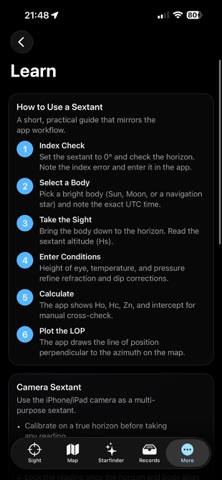 Sextant — Celestial Nav screenshot