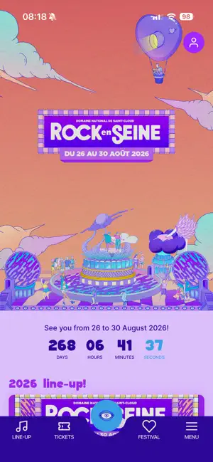 Festival Rock en Seine 2026 screenshot 1