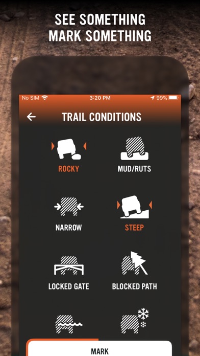 Outlandish: Offroad & Explore iPhone screenshot 5 - Navigation app