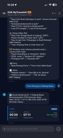 EGK MyTransitAI screenshot