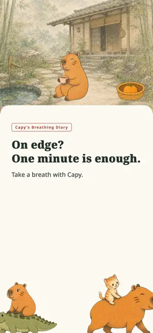 Capy's Breathing Diary screenshot 1