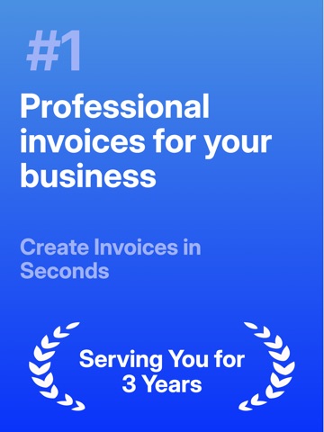 easyInvoice - Invoice maker iPad screenshot