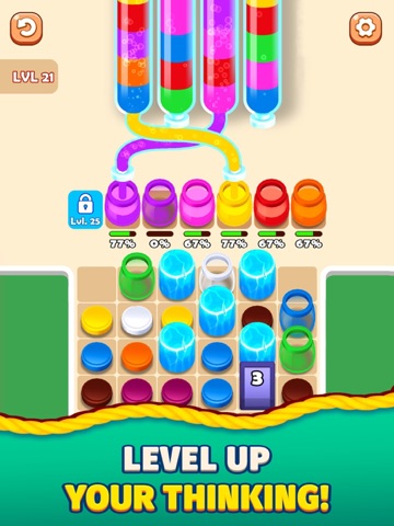 Water Blast Puzzle: Color Sort iPad screenshot