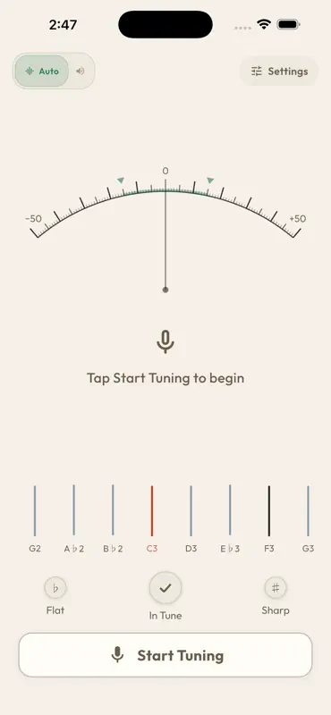Harpie – Harp Tuner screenshot 1 of 5